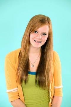 ginger with braces