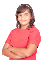 Fototapeta premium Adorable preteen girl