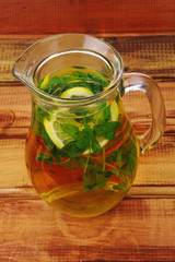 tea with mint