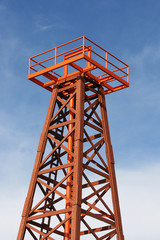 Top of an oil well