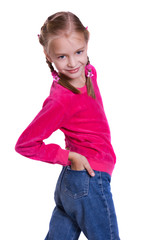 Fototapeta premium Portrait of little girl