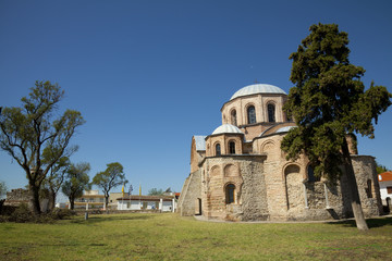 Fototapeta na wymiar The Byzantine church
