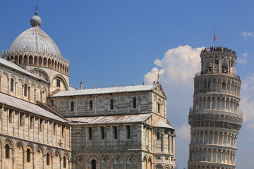 Fototapeta premium Leaning tower of Pisa with