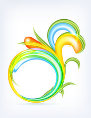 Abstract Drop Background