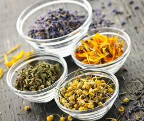 Dried medicinal herbs