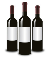 Red Wine 3 Bottles