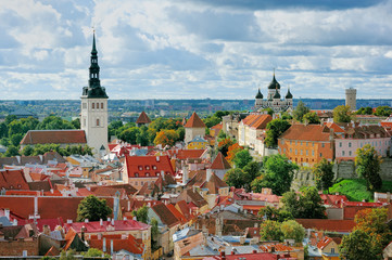 Obraz premium Aerial panorama
