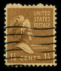 Postage stamp.