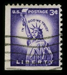 Postage stamp.