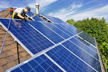 Solar panel installation - 26232669