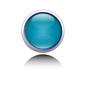 glossy button empty