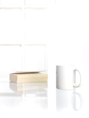 book and mug
