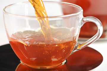 Healthy red bush tea from South Africa