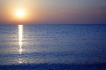 Obraz premium Sunset at the sea