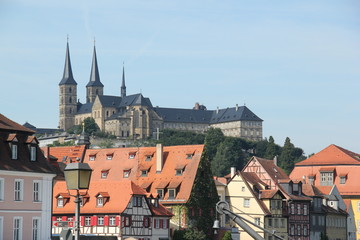 Altstadt von Bamberg mit Kloster St. Michael