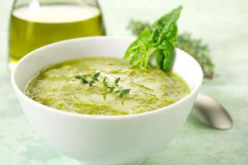 spinach soup-zuppa di spinaci