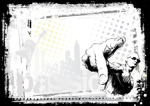 break dance poster