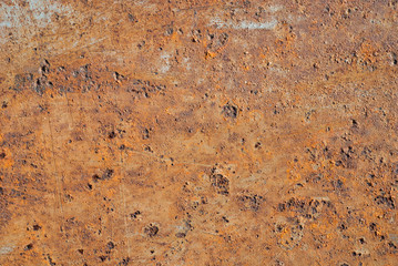 distressed copper surface