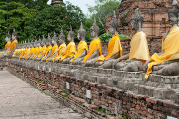 buddhistische Figur in Ayutthaya - Thailand