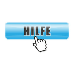 Button Hilfe blau