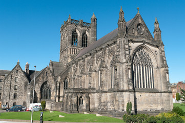 Fototapeta na wymiar Paisley Abbey in Scotland. Where Braveheart was educated.