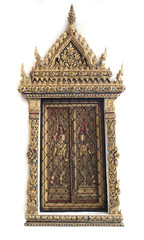 architecture details, windows in the Emerald Buddha Temple