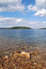 lake on summer