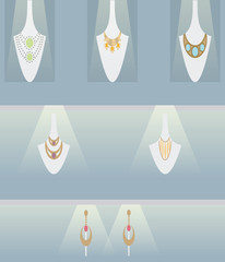 indian jewellery display