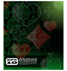 the vector abstract play card background eps 10