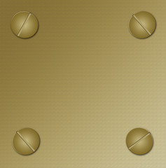 Beige pattern background with 4 screws