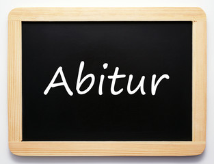 Abitur - Konzept Schild
