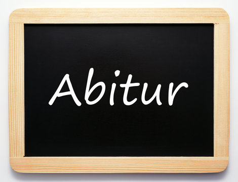 Abitur - Konzept Schild