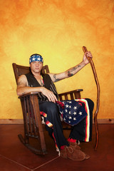 Native American man