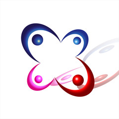 family  sign, vector