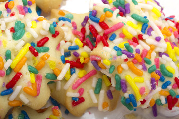 Fototapeta na wymiar Sprinkle Cookies