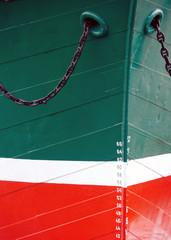 Hamurg Hafen, Schiffsbug
