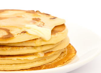 pancakes on plate