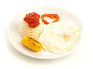 rice and egg