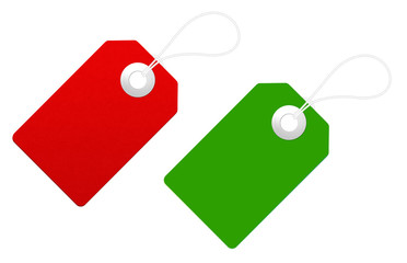 cartellino rosso e verde