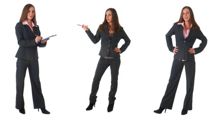 Obraz premium Beautiful brunette businesswoman