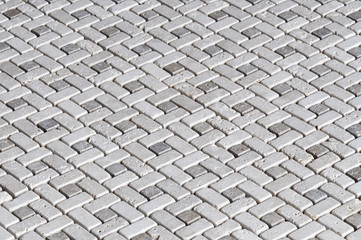 Travertine tile floor