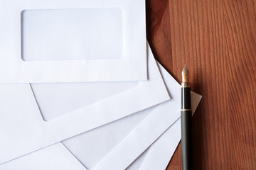 Envelopes And Pen
