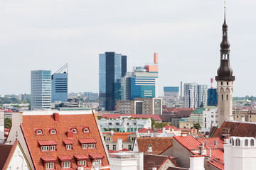 Cityscape of Tallinn. Estonia