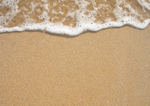 sand and moving wave background