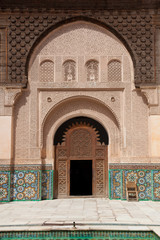 Fototapeta na wymiar Medersa Ben Yousef, Marrakech, Marruecos