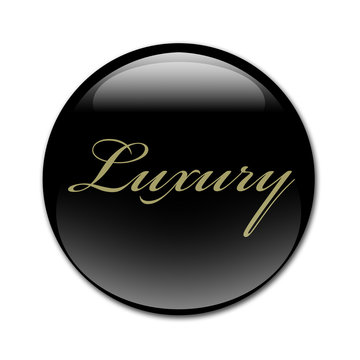 Boton brillante texto Luxury