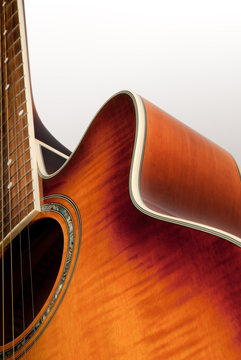 acoustic guitar detail