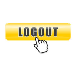 Button Logout orange