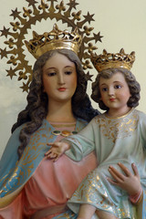 Blessed Virgin Mary with baby Jesus