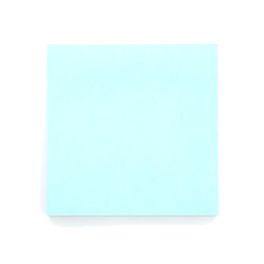 Fototapeta premium Blue sticky note